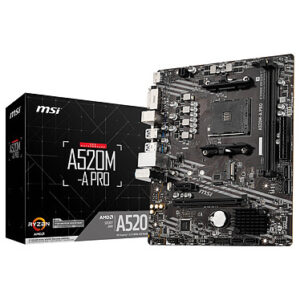 MOTHER MSI A520M-A PRO AM4 H DVI M.2